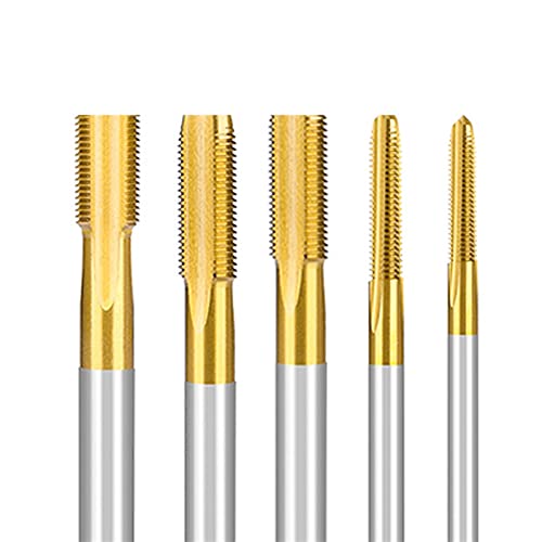 Torneira de parafuso Frill m2-m12 Torne a flauta reta 90-150 Comprimento da máquina métrica do plugue da máquina para parafuso de metal