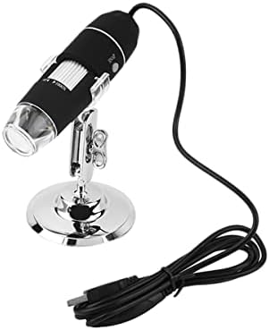 Acessórios para microscópio 1000X 8 LED eletrônico de estéreo