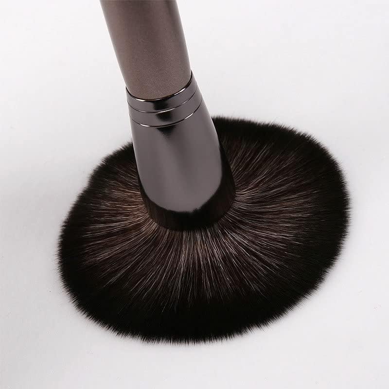 Brush de maquiagem N/A Conjunto de maquiagem com um único pó solto e ferramentas de beleza de escova de fundação grandes
