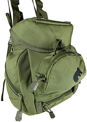 Fieldcraft Binocular Harness Pack Pack Field Pack Case para homens e mulheres para câmeras de binos Rangefinder Gear Green Green
