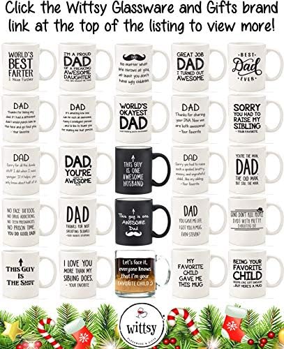 Pai, é incrível caneca de café engraçada - Melhores presentes de Natal para papai - Exclusivo Gag Dad Gifts De Filhe, Son,