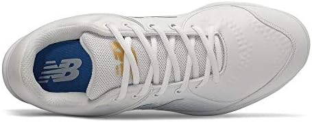 Balancete de espuma fresca de New Balance 3000 V5 Sapato de beisebol de metal, branco/branco, 5 de largura