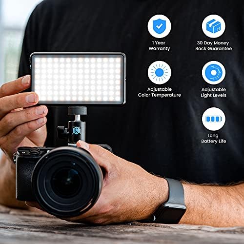 Lume Cube Bicolor Montable luz LED para câmeras DSLR profissional, kit GO ajustável de painel, tela Inteligente LCD | Iluminação por