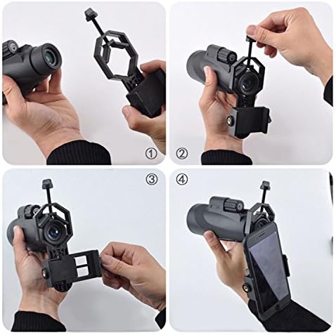 Adaptador de telefone celular universal Alstar Adaptador de suporte Binocular Monocular Spotting Scope Telescópio e Microscope