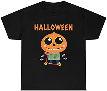 Camisetas de Halloween de scooter de abóbora