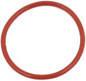 Aexit 50pcs vedações vermelhas e o-rings 26 mm x 1,5 mm Resistência ao calor resistente a óleo NBR NBR NITRIE