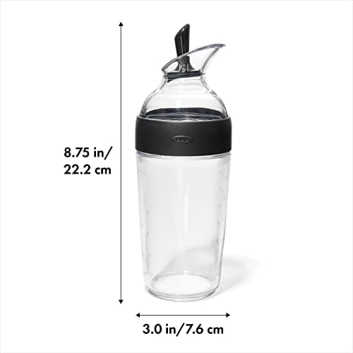 Oxo Good Gripes Salada Shaker Clear Large & Good Grips Prep & GO Vake Profof Silicone Squeeze Bottle - 2 pacote