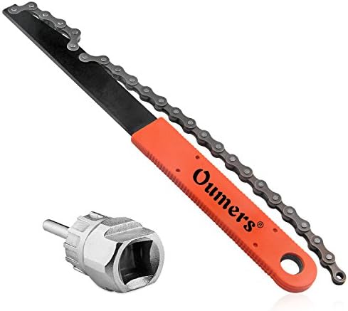 Kit de ferramentas de cadeia de bicicleta OUMERS, ferramenta de remoção de cassete kit de removedor de rodasceira/chicote de corrente