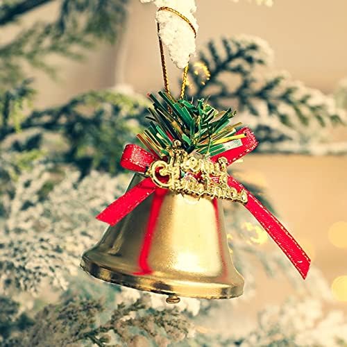 Decoração de árvore de natal Plástico pingente pendente de pendente de ouro de plástico de ouro como pingente decorações de Natal pequenos cristais pendurados