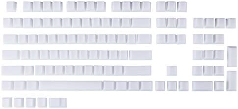 POM Jelly Keycaps 109 -teclado perfil de OEM translúcido para 61/87/10/108 Keys PC Teclados mecânicos de jogos - White