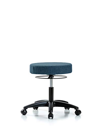 Labtech Seating Lt41558 Faixa de mesa Base de nylon de altura da mesa, rodízios, preto