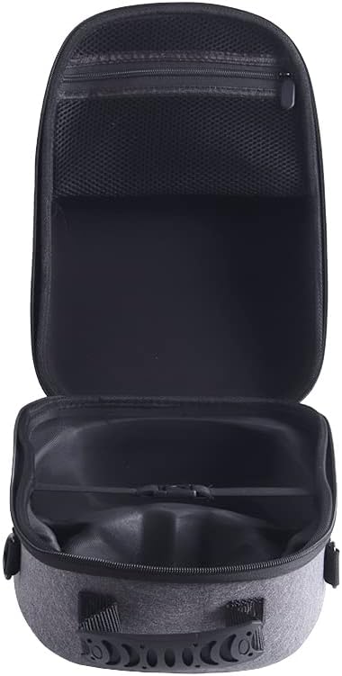 CARRO COMPATÍVEL DE CAIXA PLAYSTATIONVR2/PS VR2, caixa de armazenamento de proteção de caixa de viagem dura Caixa de bolsa de armazenamento para acessórios para jogos VR Protetor de capa de capa cinza portátil de prata