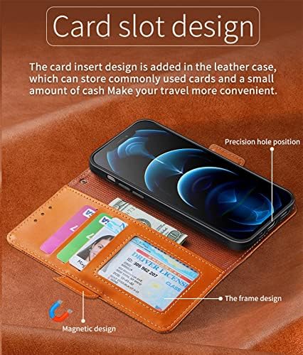 Caixa da carteira XYX para Samsung S23 Plus, Premium PU LEAR