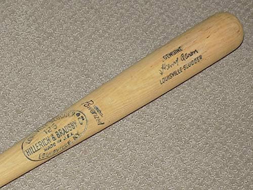 Hank Aaron H&B Bat Bat Atlanta Braves Hof JSA - Mlb Bats autografados