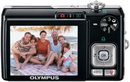 Olympus Stylus FE-300 Câmera digital de 12MP com imagem 3x estabilizada de imagem dupla zoom óptico