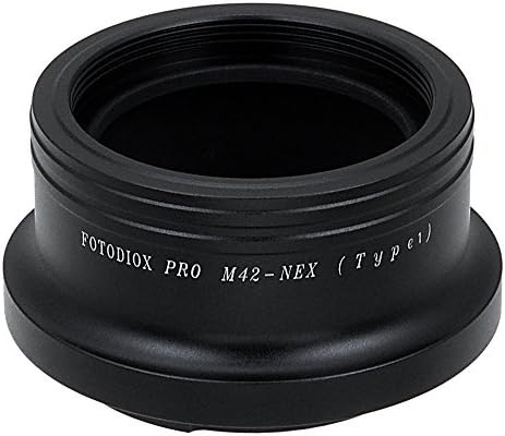 Adaptador de montagem de lentes Fotodiox Pro, lentes de montagem de parafuso M42 para o adaptador de câmera Sony E-Mountlessless-para