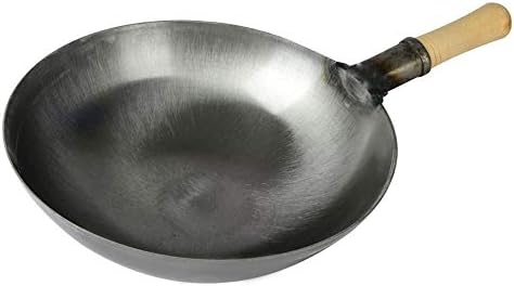 GYDCG IRIR WOK Tradicional Handmade Iron wok antiaderente pan não pancada panela a gás de panela 30/32/34cm