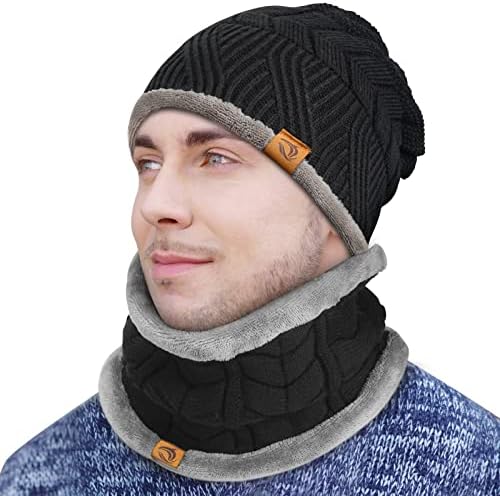 Urecover giretas chapéu de natal estocagem stuffers para homens, chapéus de inverno para mulheres touch de malha desleixado para adolescentes presentes para adultos