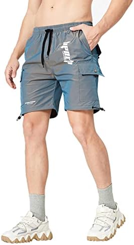 Calças de homens com cintura elástica de cinco pontos esportivos de verão calças masculinas soltas Twill Outdoor Men's Boy