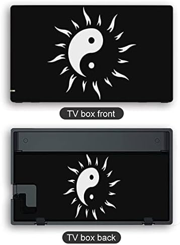 O adesivo de pele do Sun Yin Yang Switch Pretty Pattern Padrive Skin Protector Slim Slim Sticker Compatível com Switch Lite