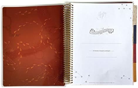 A Paper House Productions Harry Potter Constelações sem data planejador definido com adesivos de bandeira de mês