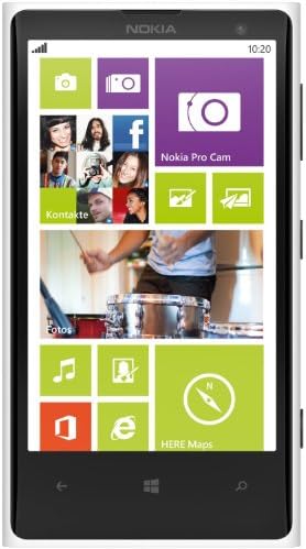 Nokia Lumia 1020 32 GB Desbloqueado telefone GSM com câmera 41MP 4.5 - Branca - Versão Internacional, sem garantia