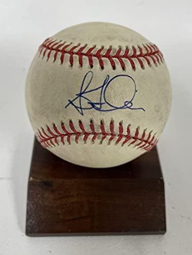 Steve Finley assinou o jogo autografado usou beisebol oficial da Liga Nacional - Hologramas Coa Combinando