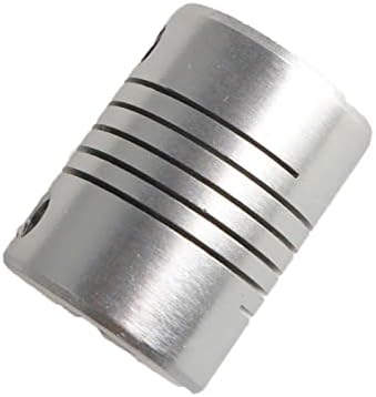 Acoplamento do eixo Kenid D19L25 5mm 6mm 6,35mm 8mm 10mm de alumínio flexível Couplador de mandíbula para motor de passo das peças da impressora 3D 1pcs