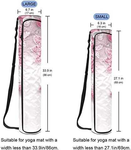 Jóias Flores e Borboleta Yoga Mat Bacs de ioga Full-zip
