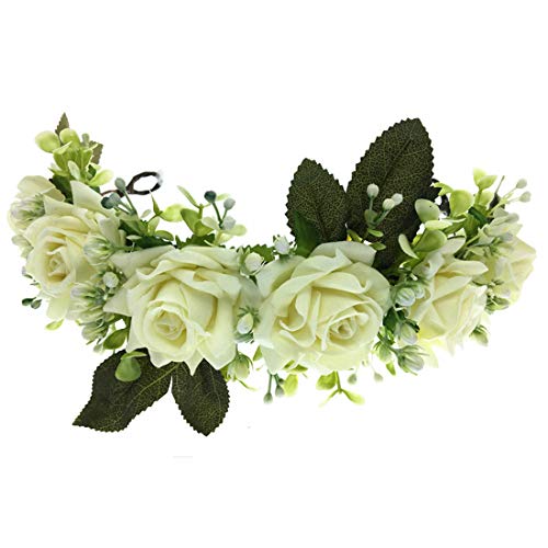 Shoot de fotografia de Maternidade Dreamlily Peony Flower Crown Hair Wreath Wedding Wedding Headband BC44