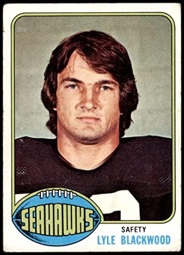 1976 Topps # 347 Lyle Blackwood Seattle Seahawks Good Seahawks TCU