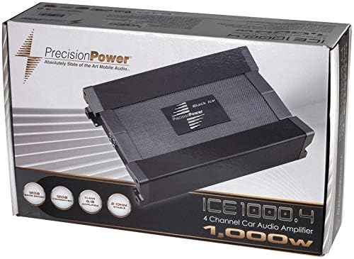 Precision Power ICE1000.4 Black Ice Series 1000W Classe A/B 4CH amplificador