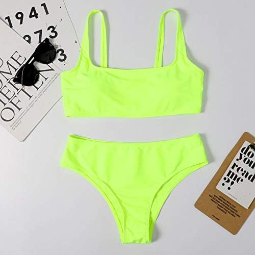 MSAIKRIC BIKINI WOMENS Conjunto de biquíni moderno de biquíni clássico Woman Petite String Cut Out Swimwear Sports Sports Competitive Swimsuit