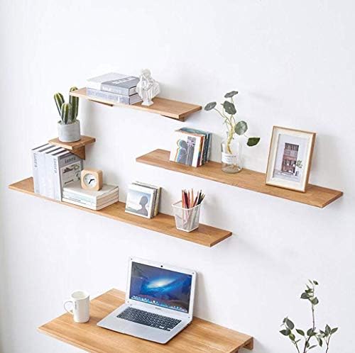 Htllt Durável prateleira de rack de armazenamento durável Nórdica moderna minimalista de madeira sólida sala de estar parede