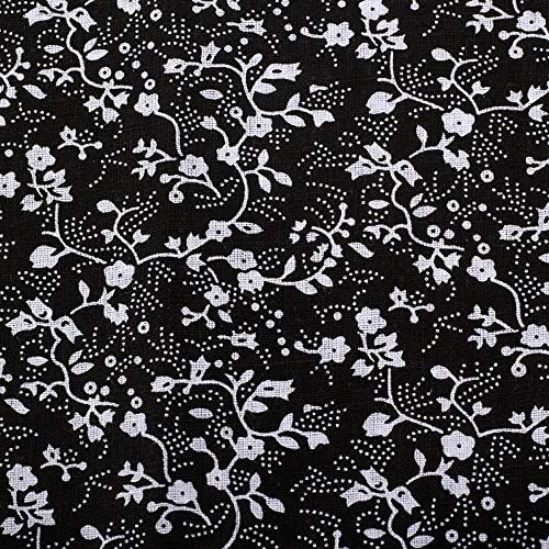 Shuanshuo Black Series Cotton Floral Cotton Table