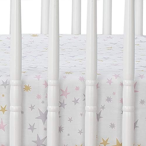 Originals da hora de dormir Rainbow Unicorn Crib Sheet