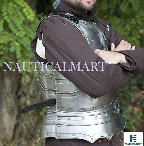 NAUTICALMART CUIRASS Medieval Balthasar Front & Back Plate Armour