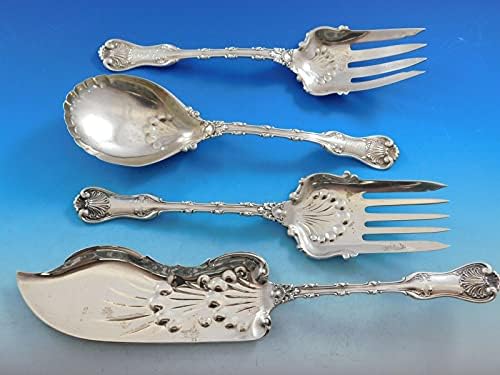 Rainha Imperial Buthing Sterling Silver Flawware Set Service 167 Peças Jantar