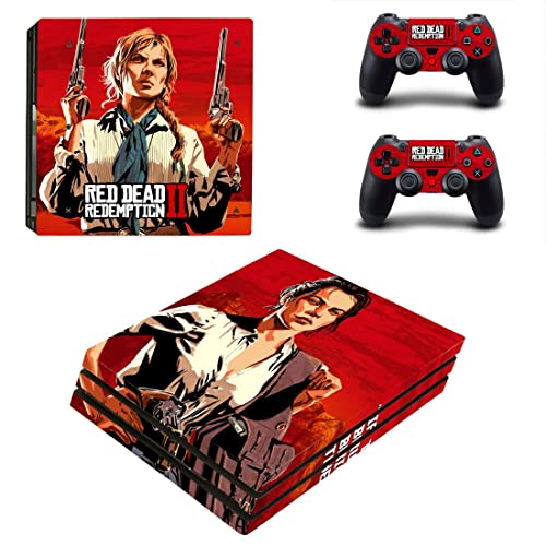 Game Gred Deadf e Redemption PS4 ou PS5 Skin Skinper para PlayStation 4 ou 5 Console e 2 Controllers Decal Vinyl V8839