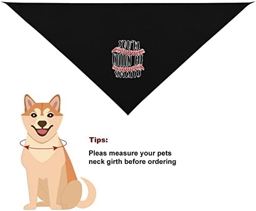 Beisebol você está me matando, pequenos cães bandanas pet shalloween trajes para cães gatos gatos triângulo de estimação de pet bandanas scarf bibs acessórios