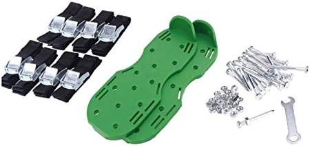 Chiloskit 1Pair Pesado tiras ajustáveis ​​tiras de jardim de gramado Aerador de sandálias Aerador de sandálias