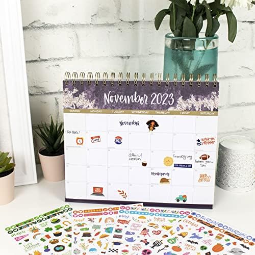 Planejadores diários da Bloom adesivos de planejador de celebrações mensais para decoração de calendário, planejamento, scrapbooking