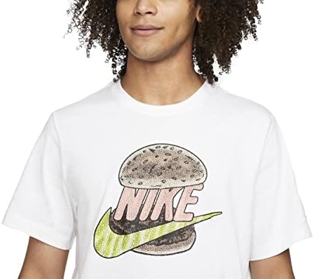 Ícone de Nike Men Futura com uma camiseta gráfica Twist