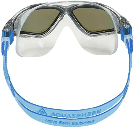 Óculos de natação unissex adultos aquasphere Vista, visão livre de distorção, anti nevoeiro e lente anti -scratch