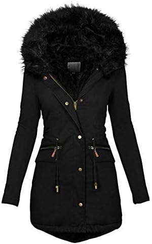 Jaqueta de inverno feminino de lã Fuzzy Outwear
