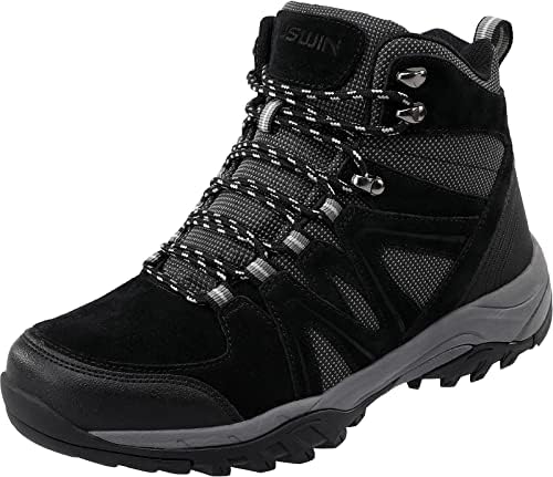 Botas de caminhada masculina de Luswin para homens Comfort Comfort Sneakers Trekking Trekking Outdoor Shoes