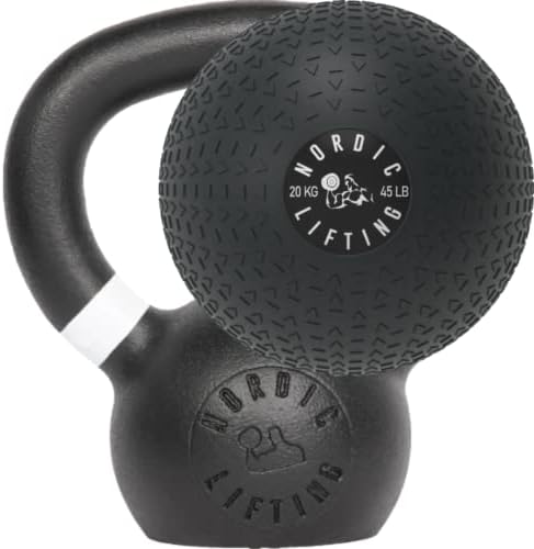 Kettlebell - pacote de 9 lb com slamball - 45 lb