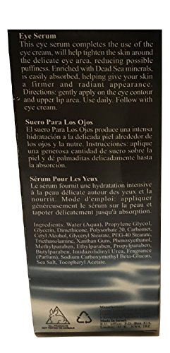 Luxo mineral soro ocular com minerais do mar morto, 1 fl. oz.