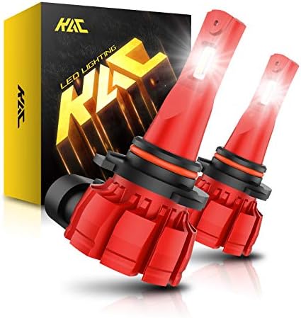 KAC H10/9145/9140 Lâmpadas de neblina LED, 6000k Xenon White 6000 Lumens 370% Super Blee Bright Fog Lights DRL Luzes de substituição para carros, plug and play, pacote de 2