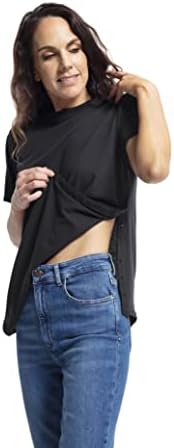 Mai post camisas de cirurgia no ombro | Roupa de quimioterapia | Camisa de manga curta feminina